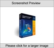Acronis True Image Server for Windows Screenshot